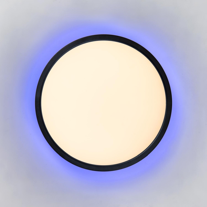 Lucide CASTOR - Flush ceiling light Indoor/Outdoor - Ø 32 cm - LED Dim. - CCT - 1x20W 2700K/6500K - IP44 - Rgb - Opal